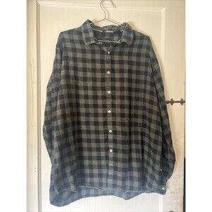 Armani Exchange Men's Plaid Flannel Long Sleeve Button Down Shirt Sz XXL/TTG